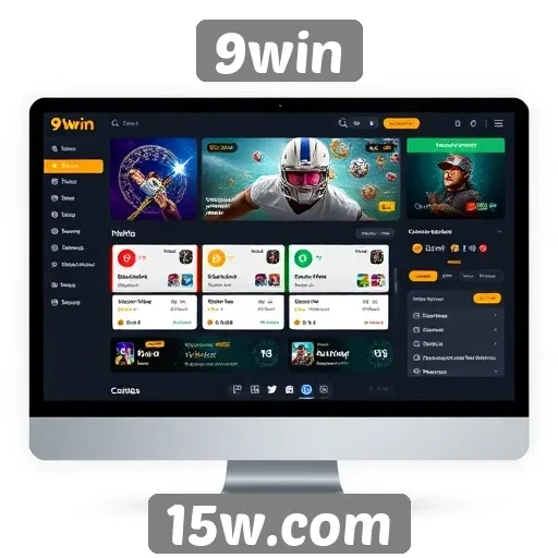 Interface do 9win é amigável e intuitiva